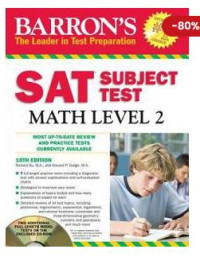 Image of Barron's SAT Subject Test Math Level  2