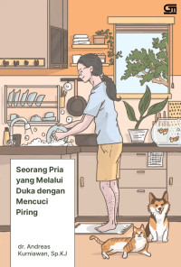 Image of Seorang pria yang melalui duka dengan mencuci piring