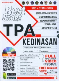 Image of Best score TPA kedinasan