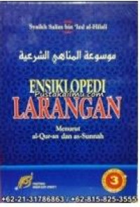 Image of Ensiklopedia Larangan Menurut al Qur'an dan as Sunnah. Jilid 2